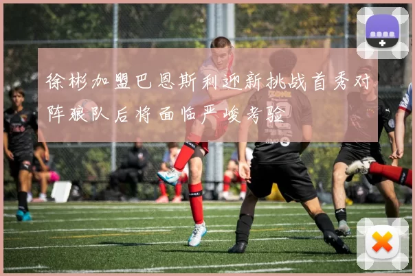 徐彬加盟巴恩斯利迎新挑战首秀对阵狼队后将面临严峻考验